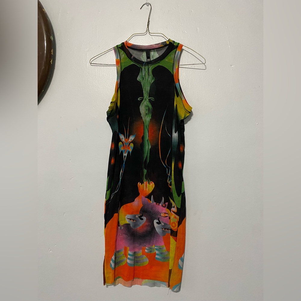 Skims surreal tank mini dress
